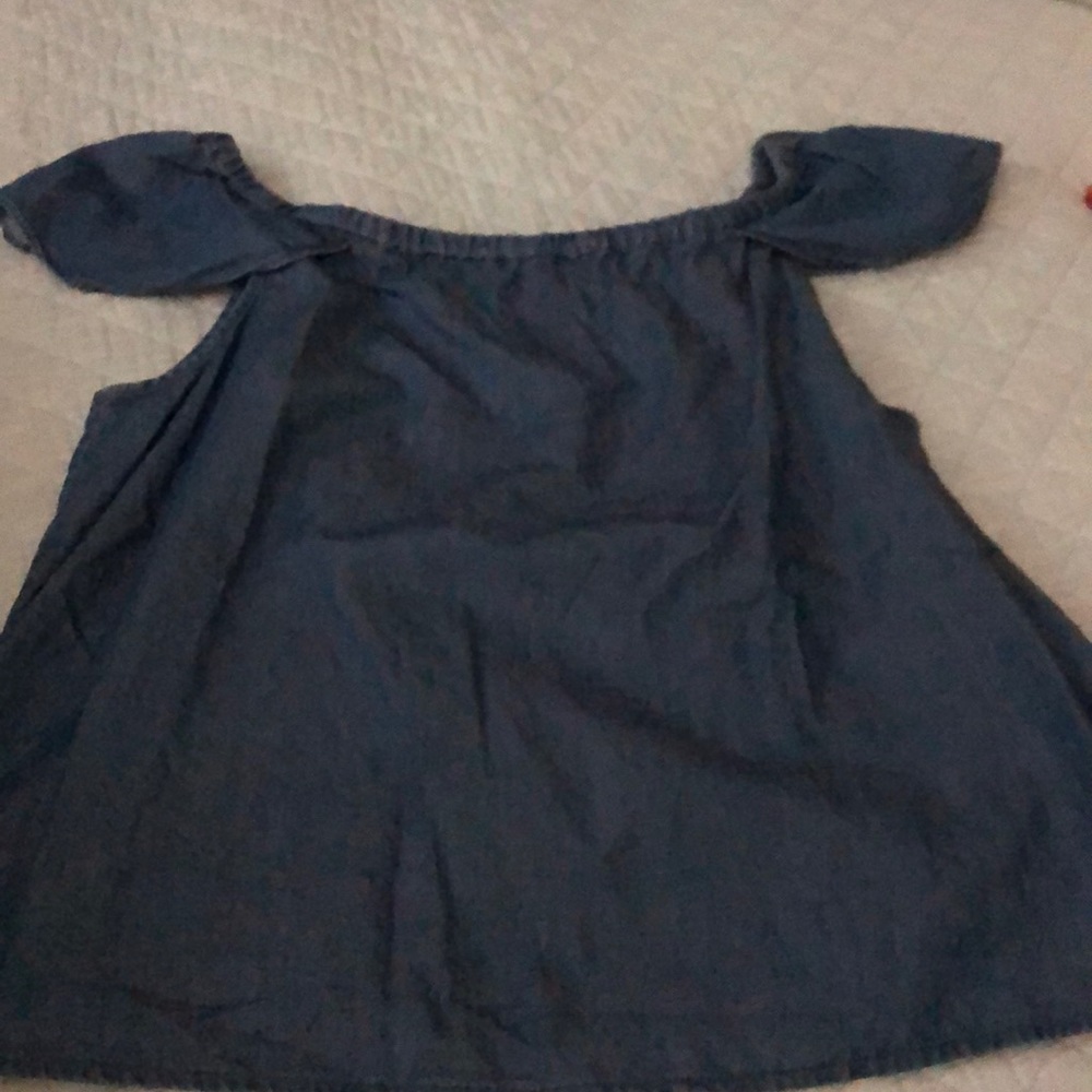 J Crew chambray top